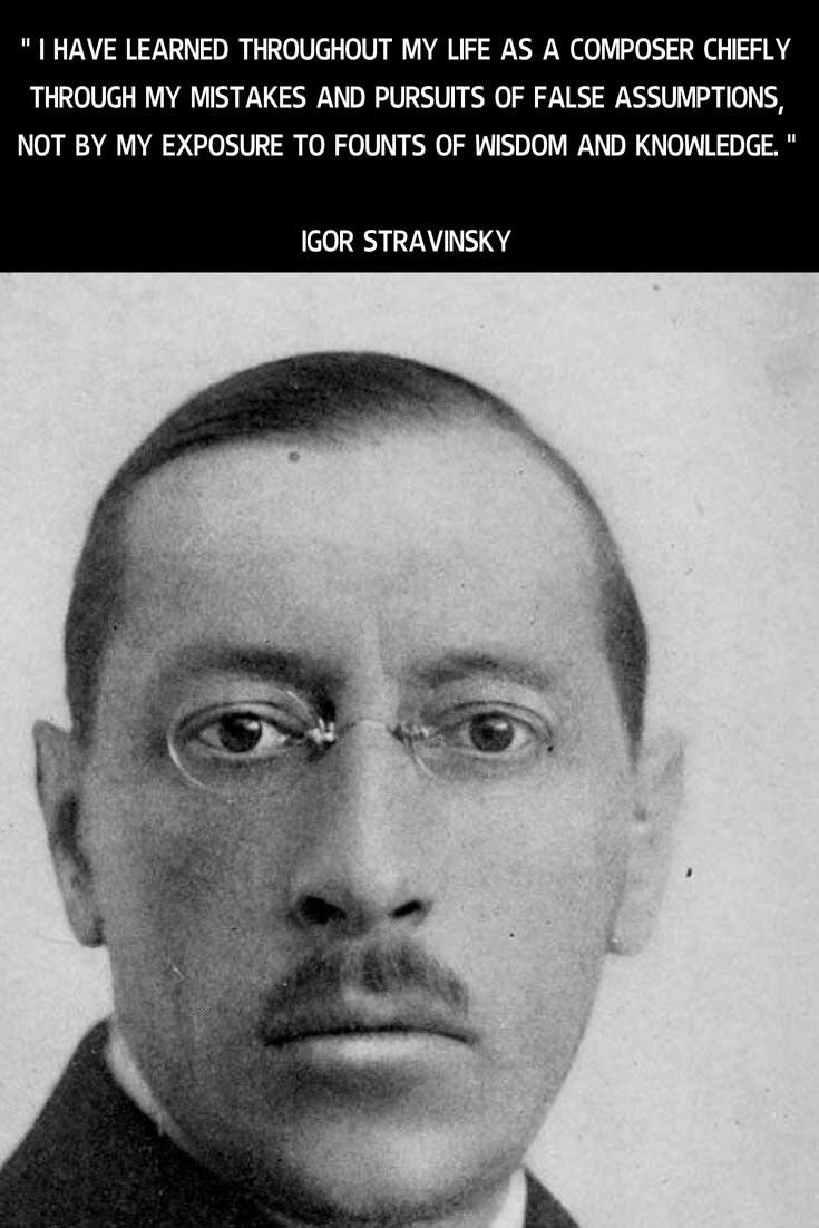 Music and Thoughts (Igor Stravinsky)
