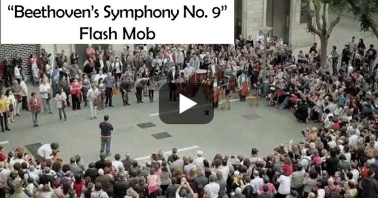 Flashmob Flash Mob – Ode an die Freude ( Ode to Joy ) Beethoven Symphony No.9 classical music