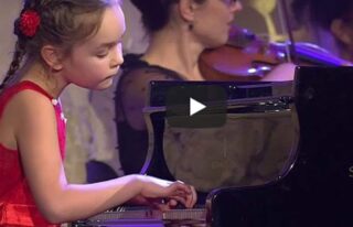 Amazing little pianist Klára Gibišová (8 years old) performing Haydn’s finale from the piano concerto in D major