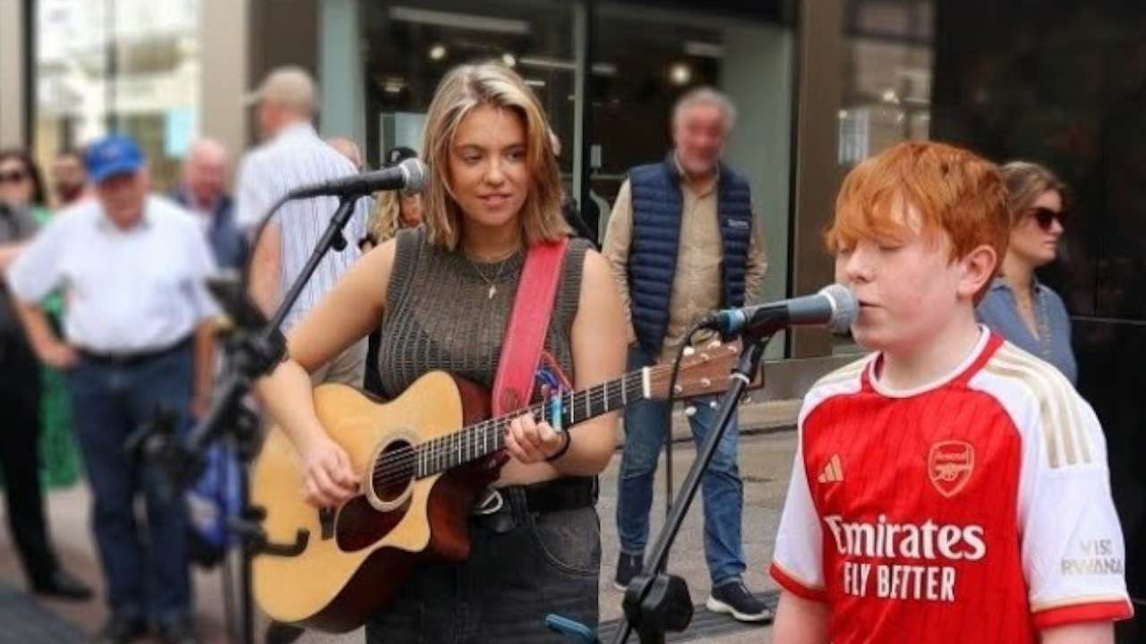 Allie Sherlock & young Ed Sheeran (12 year) - Hallelujah